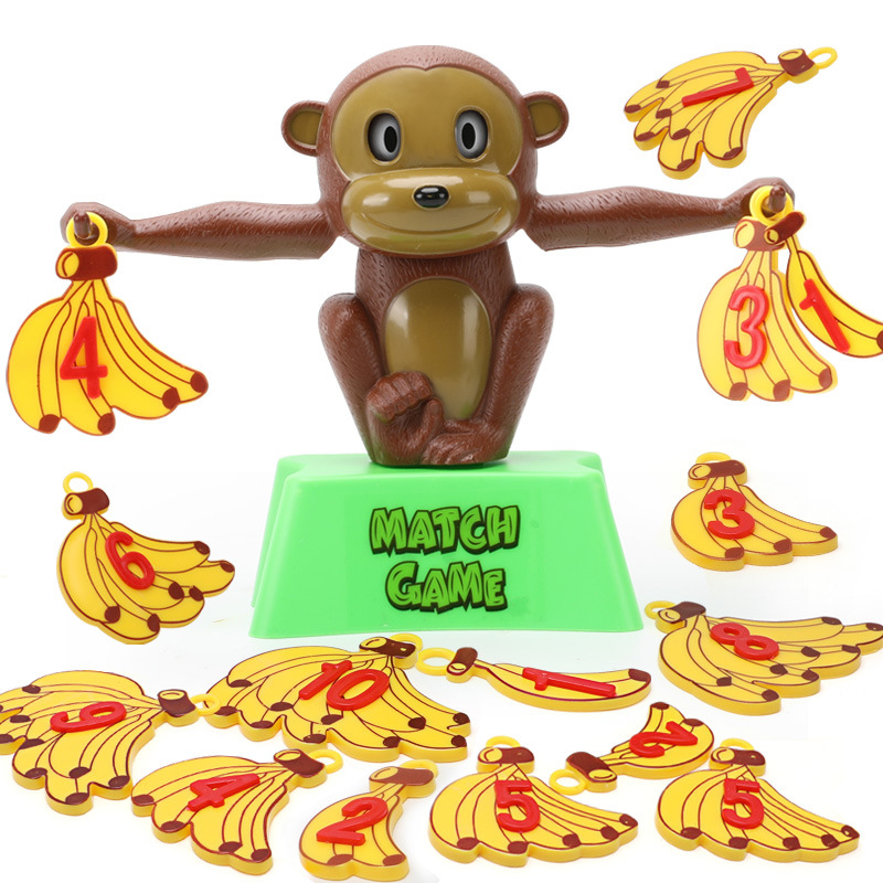 Baby Food Banana - Banaan Aap Nummers Schalen Wiskunde Toevoeging