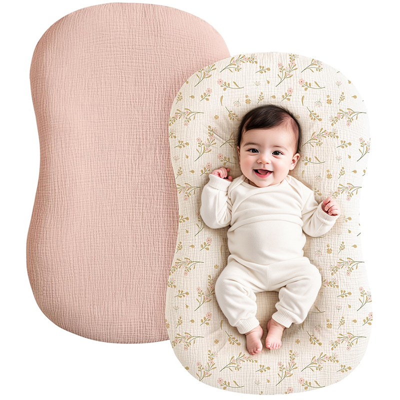 Baby Food Nestum - 2 STUKS Baby Lounger Cover Mousseline