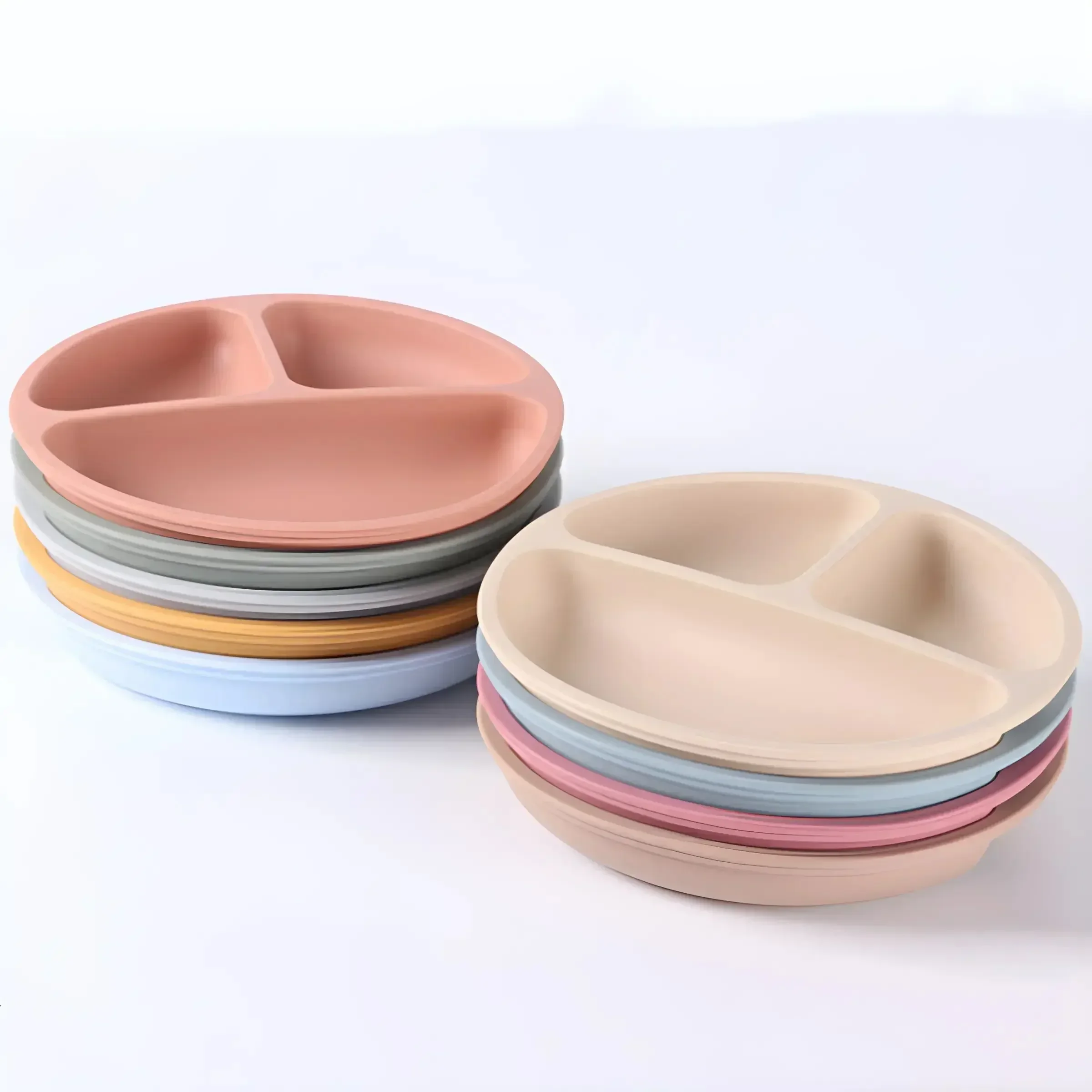 Baby Food Dinner - Siliconen Servies Kinder Diner Bord Apart
