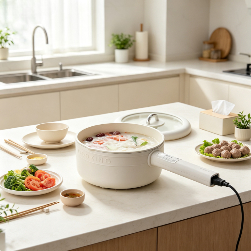 Baby Food Steamer - 3L Multifunctionele Elektrische Kookpan, Hot Pot,