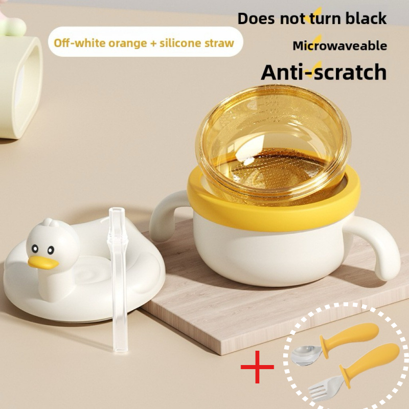 Silicone Suction Bowl - PPSU Thermisch geïsoleerde voedingskom voor baby's,