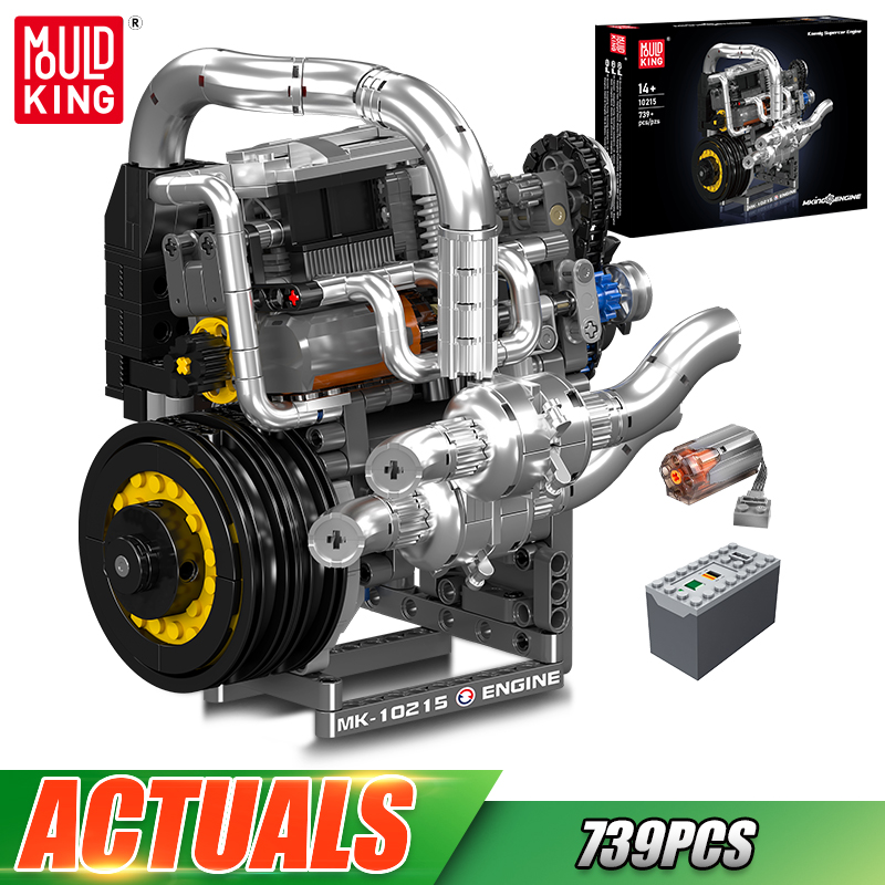 Lego Set Technic - Mould King 10215 De Supercar Motor