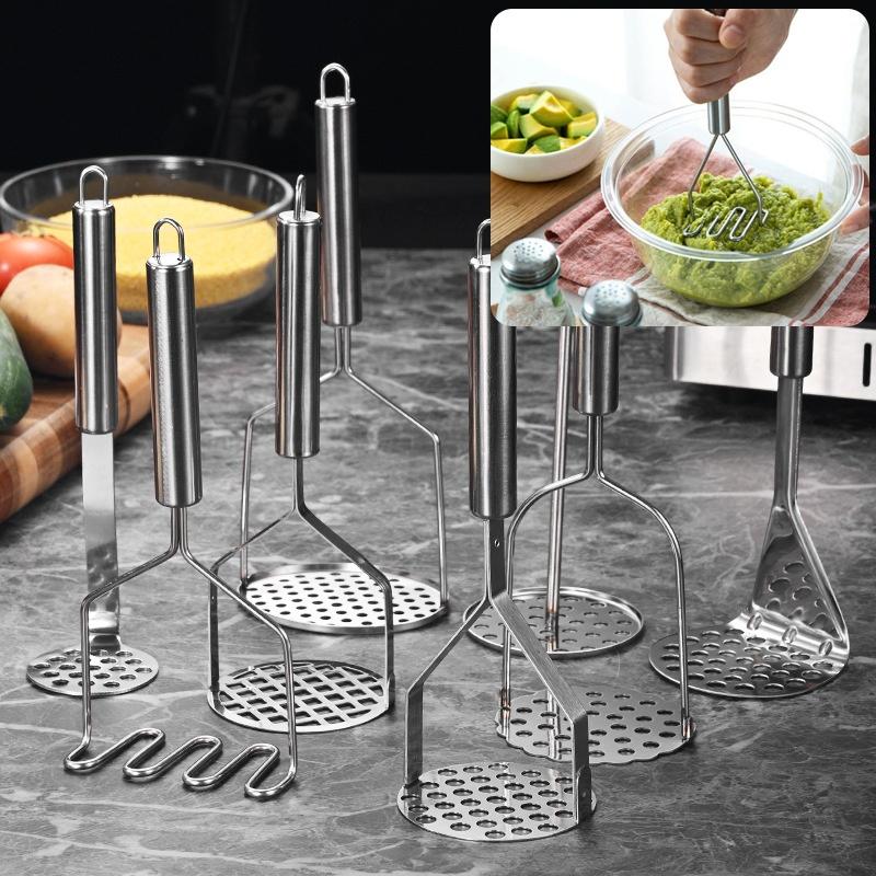 Baby Food With Iron - 1 stuks roestvrijstalen aardappelstamper met efficiënt