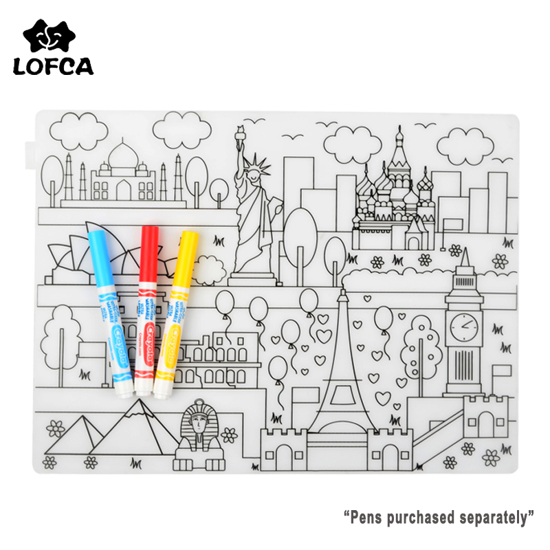 Baby Food Dinner - Silicone Baby Placemat 1Pc Baby Servies
