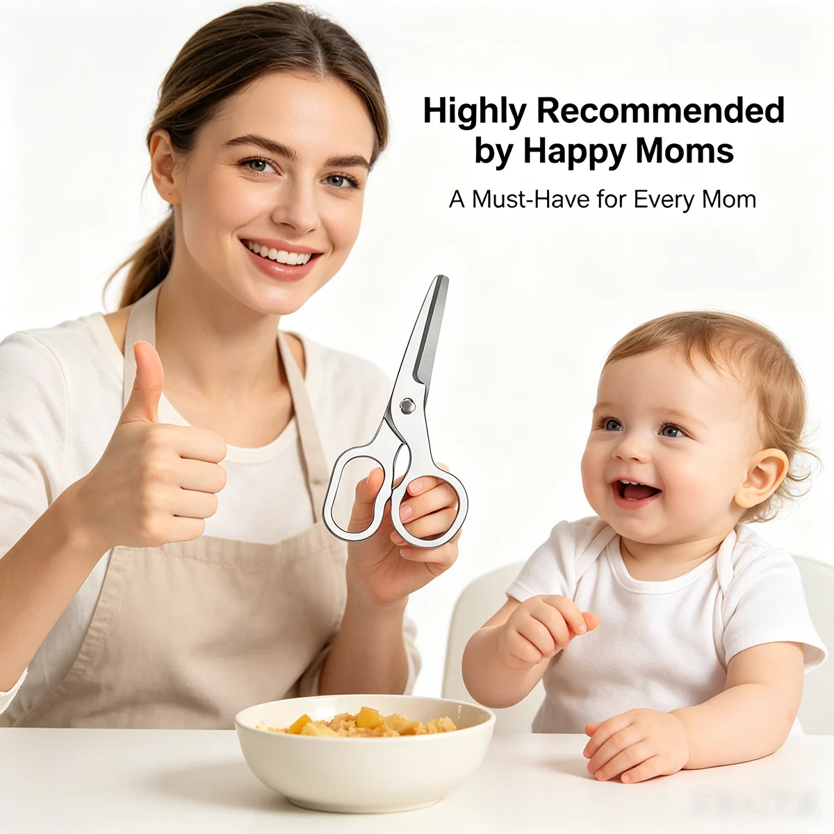 Babyvoedingsschaar met afneemb - Baby Food Scissors recensie en prijs