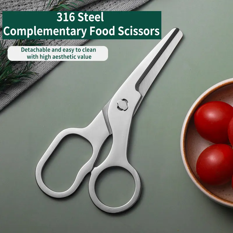 Babyvoedingsschaar met afneemb - Baby Food Scissors recensie en prijs