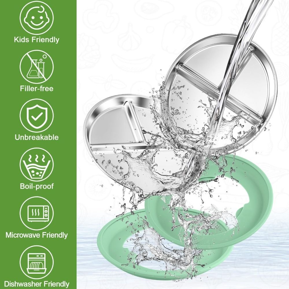Nieuwe antislip roestvrijstale - Plate Suction Toddler recensie en prijs