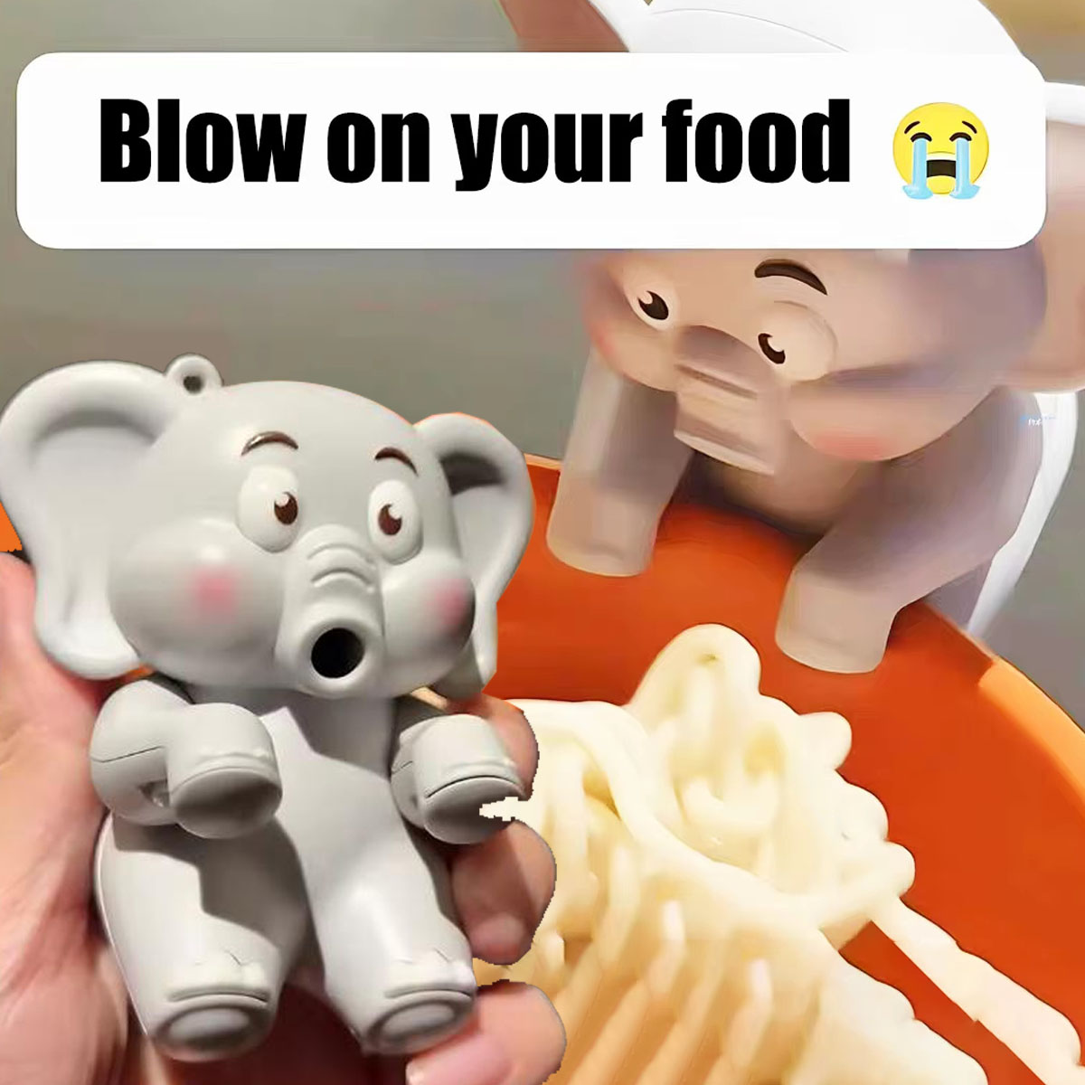 Schattige olifant mini-ventila - Baby Food Dinner recensie en prijs