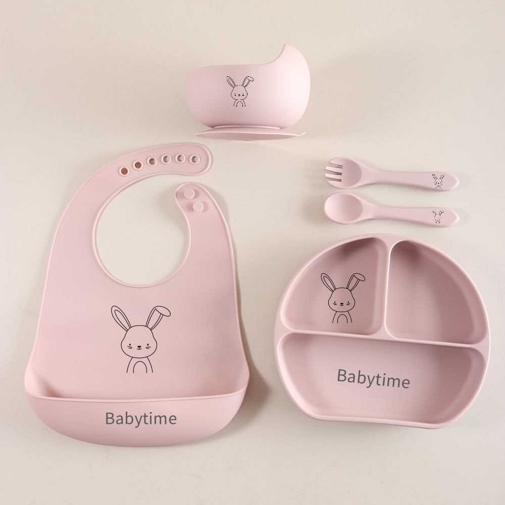 5-delige set babybestek met ko - Silicone Suction Bowl recensie en prijs
