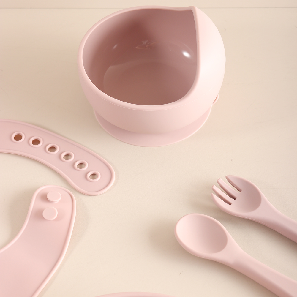 5-delige set babybestek met ko - Silicone Suction Bowl recensie en prijs