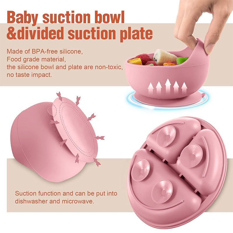 Kinderen Siliconen Servies Set - Silicone Suction Bowl recensie en prijs