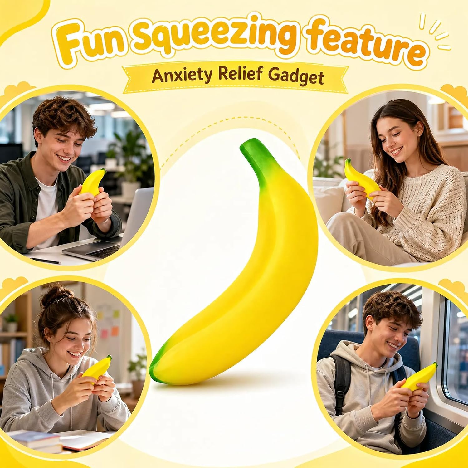 1 ~ 4 Stuks Grappige Gesimulee - Baby Food Banana recensie en prijs