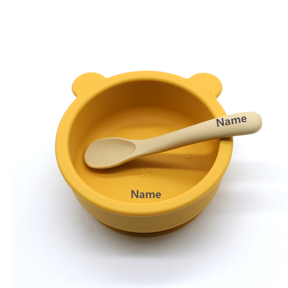Kinderservies Set Kom Lepel Ge - Silicone Suction Bowl recensie en prijs