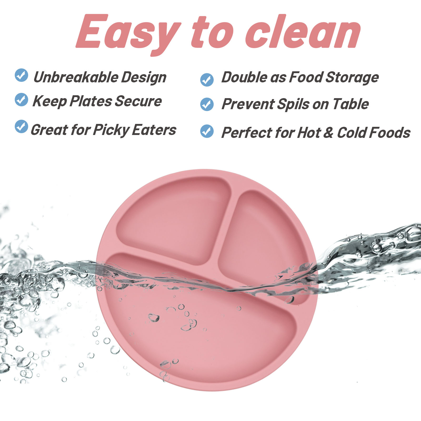 Siliconen splitplaat van voedi - Silicone Suction Bowl recensie en prijs