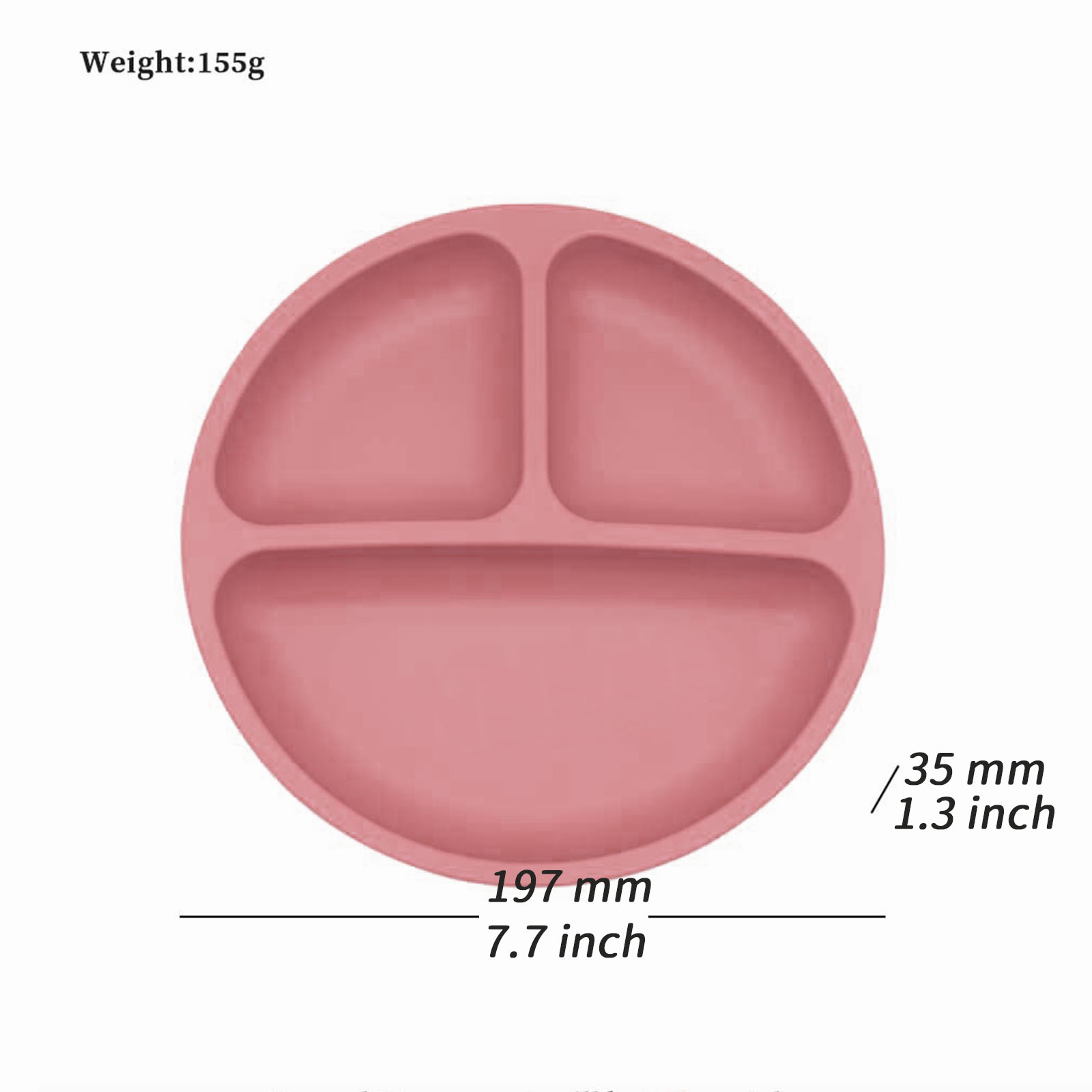 Siliconen splitplaat van voedi - Silicone Suction Bowl recensie en prijs