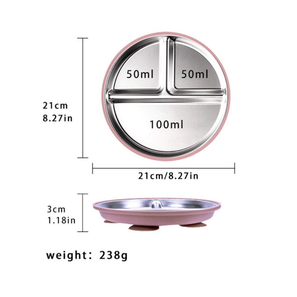 Nieuwe antislip roestvrijstale - Plate Suction Toddler recensie en prijs
